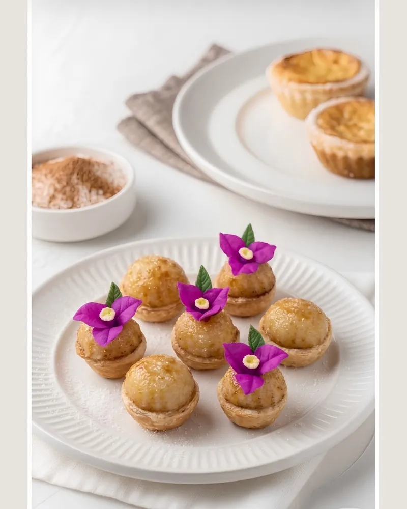 Mini doces com acabamento de doce fino